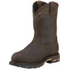 Ariat Men's WorkHog 10" Comp Toe WP Work Boot - Oily Brown - 10001200 -Rocky Shop 10001200 3 4 front