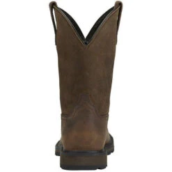Ariat Men's Groundbreaker 10" Soft Toe Work Boot - Brown - 10014238 -Rocky Shop 10014238 heel