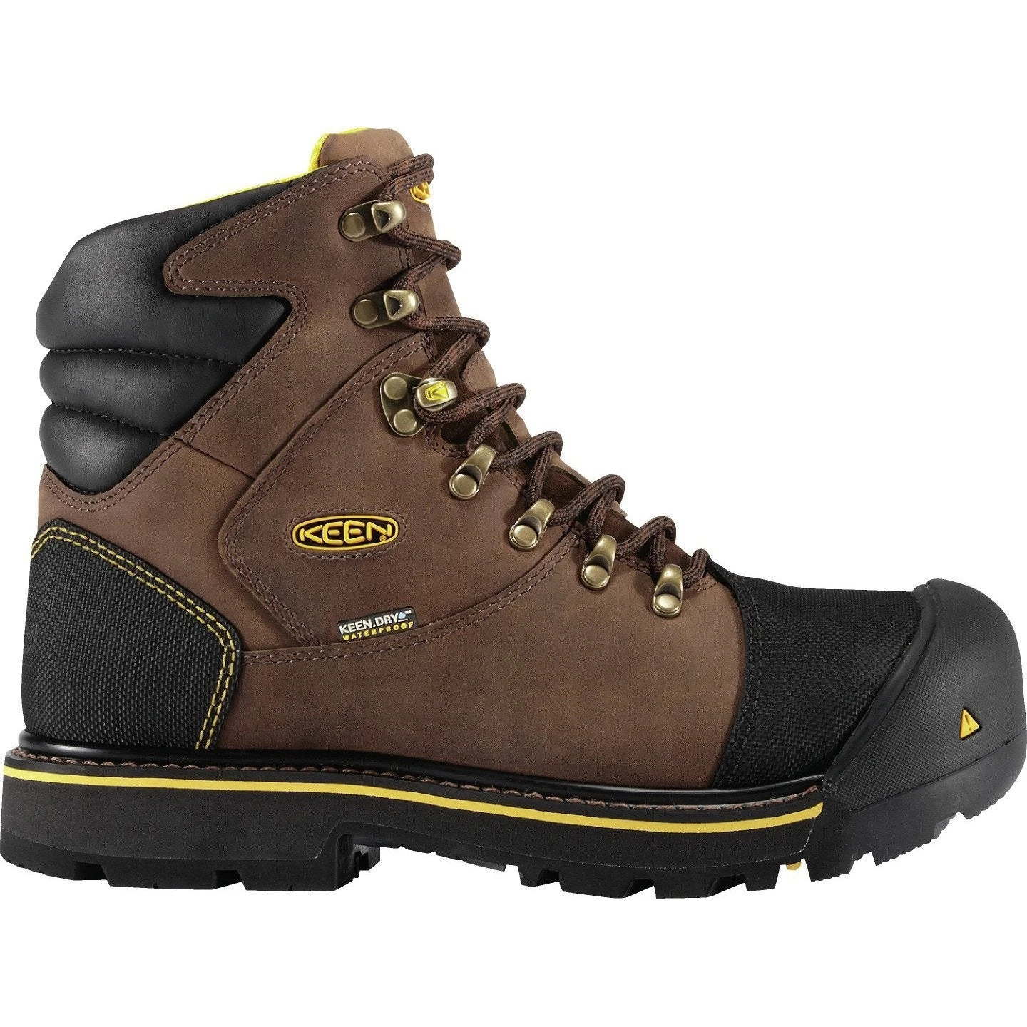 Keen Utility Men's Milwaukee Steel Toe WP Work Boots - Brown -1009174 4 Keen Utility Men's Milwaukee Steel Toe WP Work Boots - Brown -1009174 - Image 2