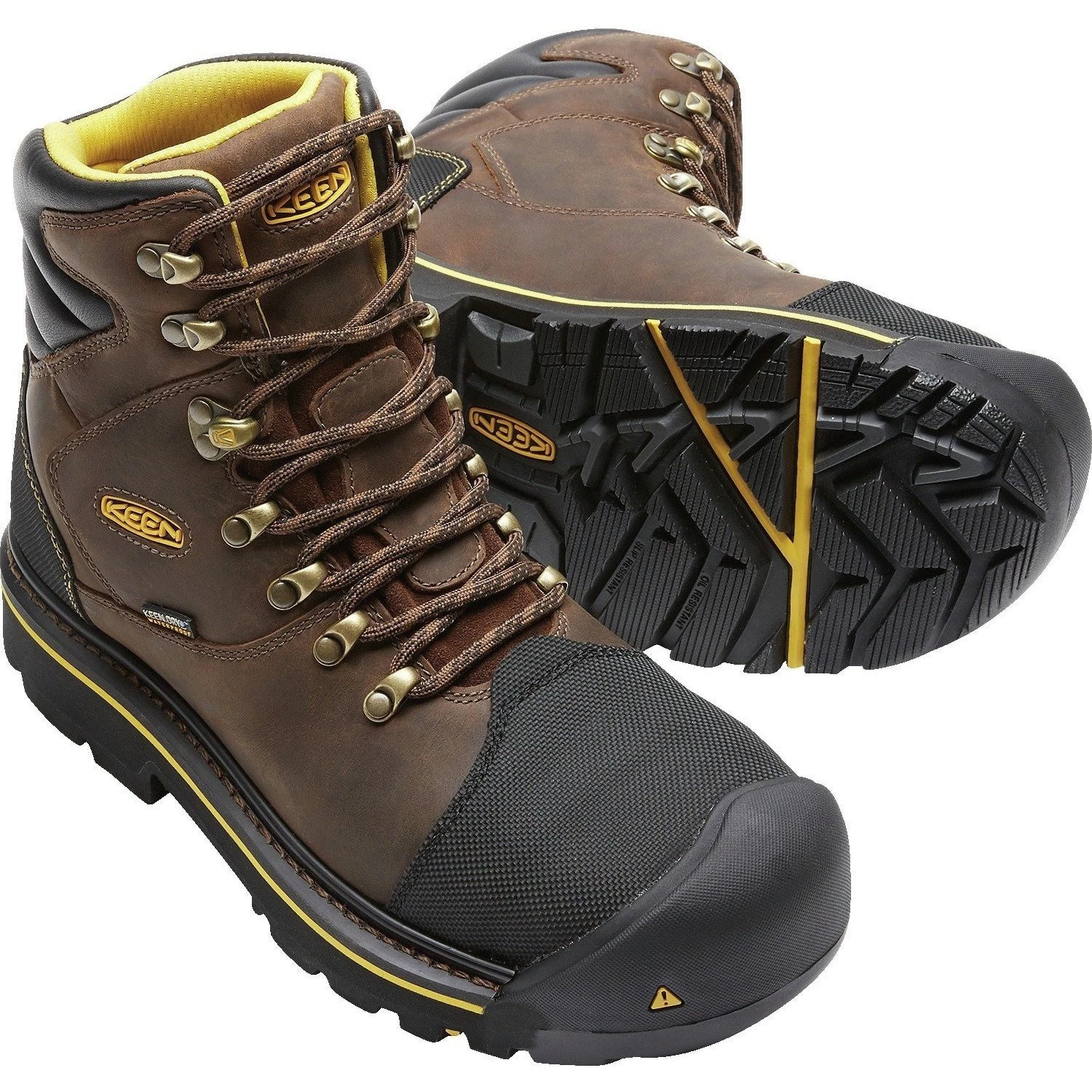 Keen Utility Men's Milwaukee Steel Toe WP Work Boots - Brown -1009174 8 Keen Utility Men's Milwaukee Steel Toe WP Work Boots - Brown -1009174 - Image 6