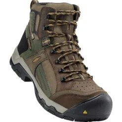 Keen Utility Men's Davenport 6" Mid Comp Toe WP Work Boot - Brown - 1016962