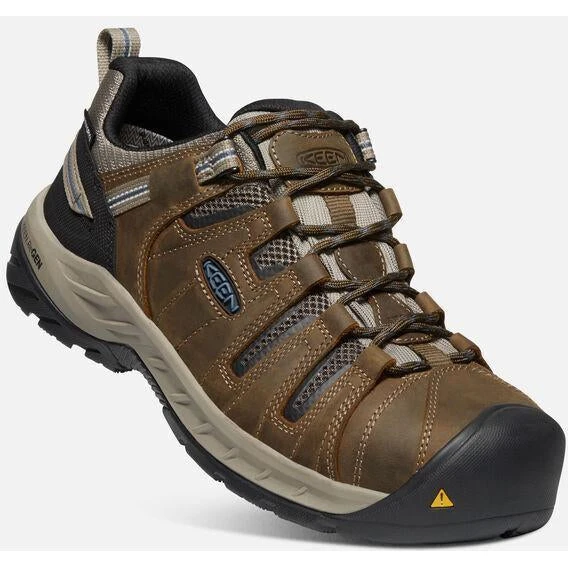 Keen Utility Men's Flint II Steel Toe WP Work Shoe - Brown - 1023236 4 Keen Utility Men's Flint II Steel Toe WP Work Shoe - Brown - 1023236 - Image 2