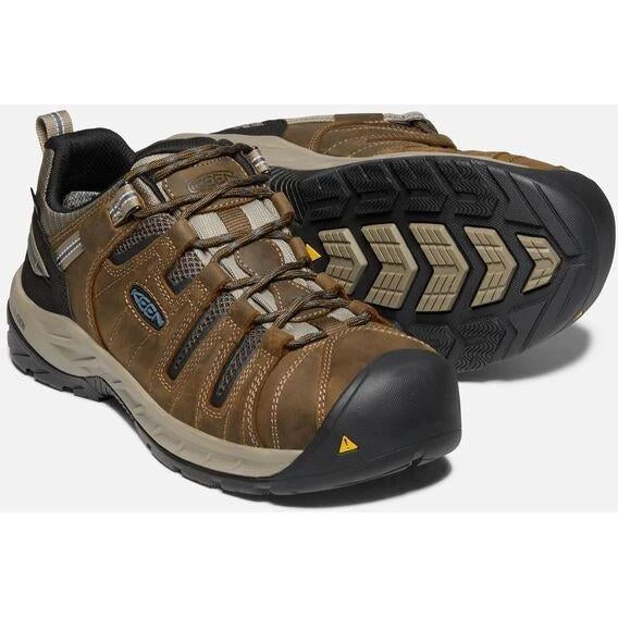 Keen Utility Men's Flint II Steel Toe WP Work Shoe - Brown - 1023236 6 Keen Utility Men's Flint II Steel Toe WP Work Shoe - Brown - 1023236 - Image 4