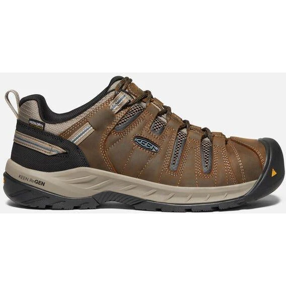 Keen Utility Men's Flint II Steel Toe WP Work Shoe - Brown - 1023236 5 Keen Utility Men's Flint II Steel Toe WP Work Shoe - Brown - 1023236 - Image 3