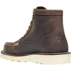 Danner Women's Bull Run 6" ST Moc Toe Wedge Work Boot - Brown - 15576 -Rocky Shop 15576 M