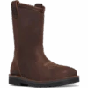 Danner Men's Bull Run 11" Square Toe Wellington Work Boot Brown 15582 -Rocky Shop 15582