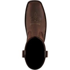 Danner Men's Bull Run 11" Square Toe Wellington Work Boot Brown 15582 -Rocky Shop 15582 4