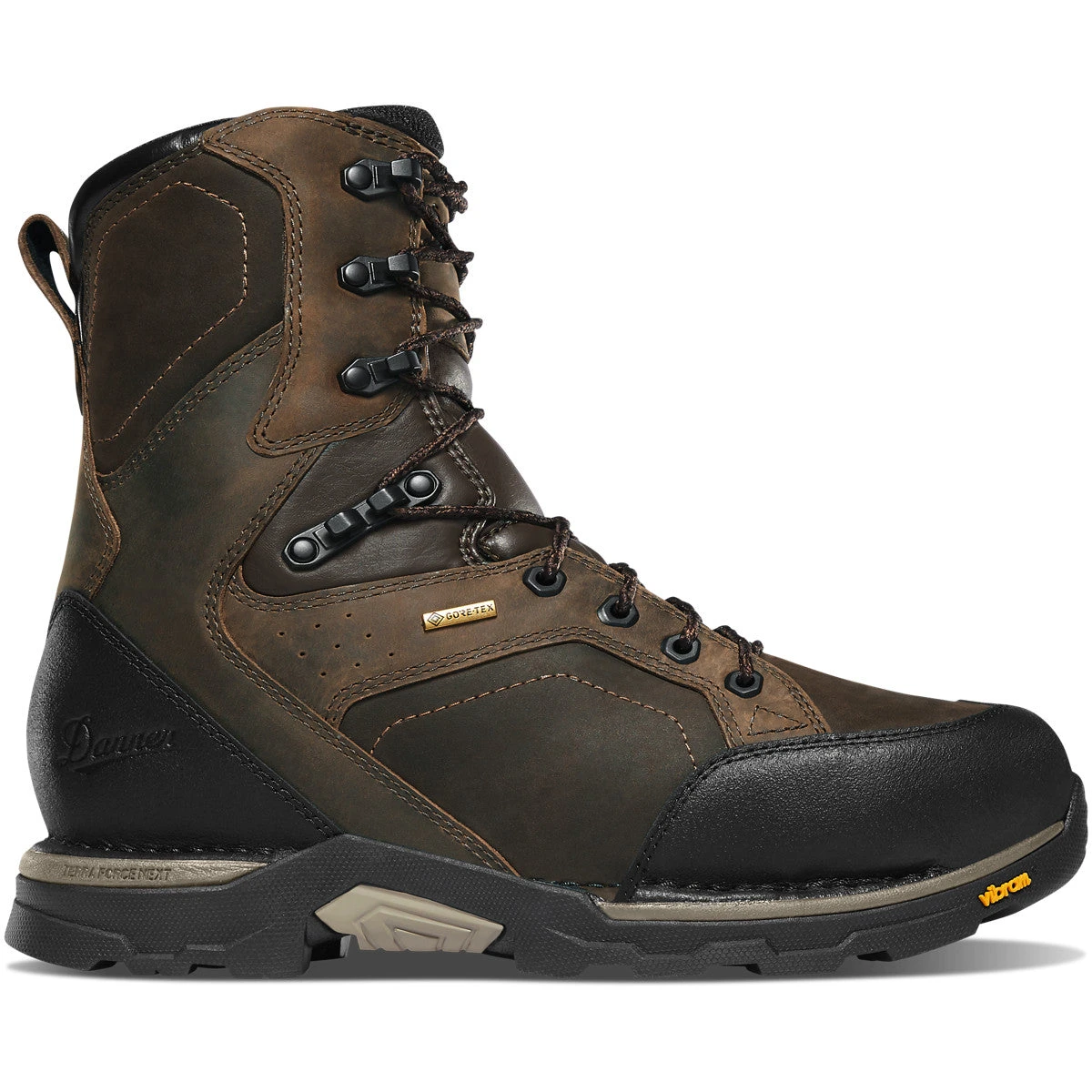 Danner Men's Crucial 8" Composite Toe WP Work Boot - Brown - 15863 4 Danner Men's Crucial 8" Composite Toe WP Work Boot - Brown - 15863 - Image 2