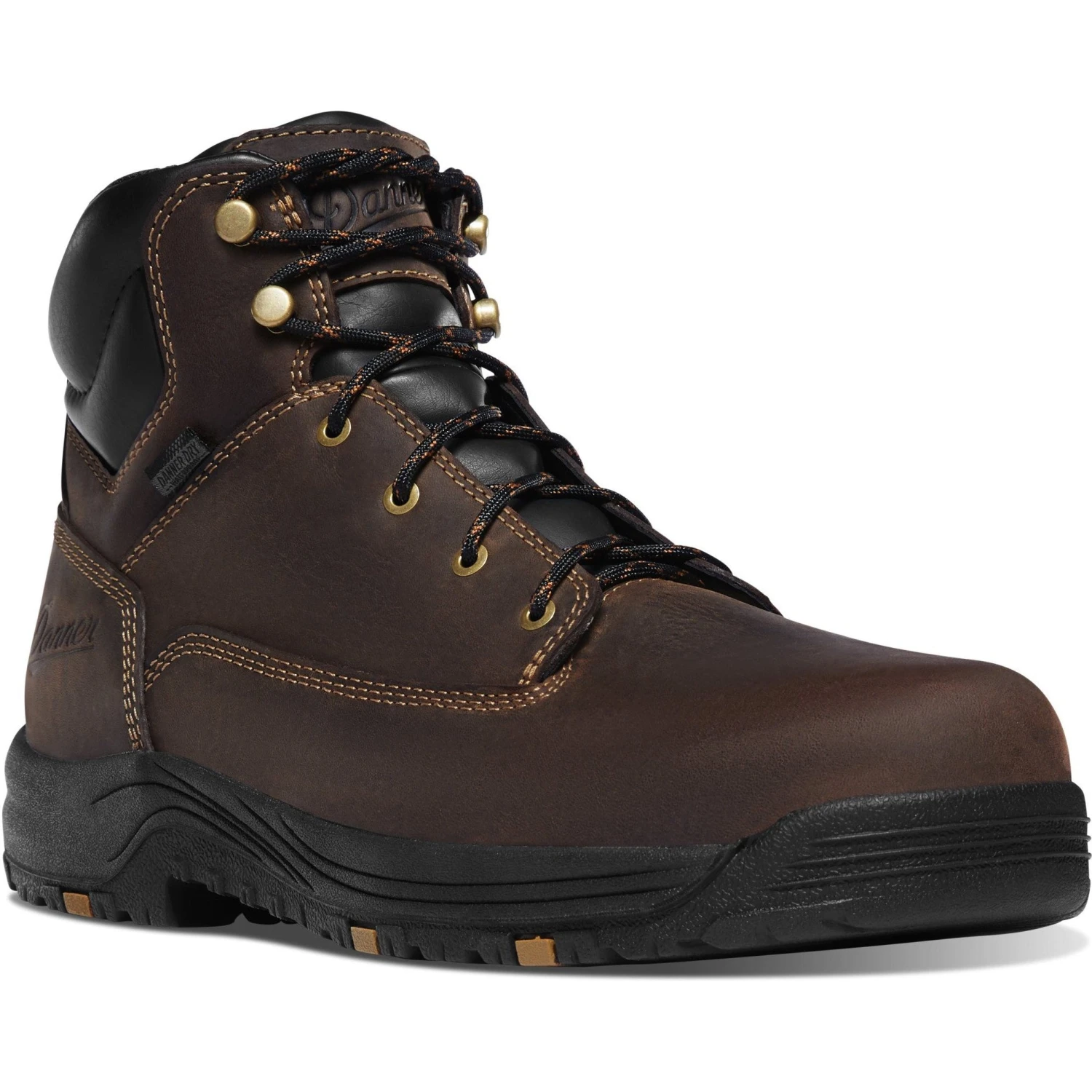 Danner Men's Caliper 6" Soft Toe WP Work Boot - Brown - 19452 3 Danner Men's Caliper 6" Soft Toe WP Work Boot - Brown - 19452
