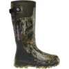 Lacrosse Women's Alphaburly Pro 15" WP Rubber Hunt Boot Mossy Oak 376008 -Rocky Shop 376008