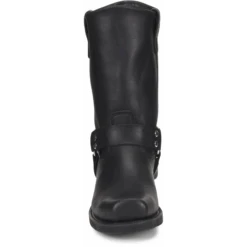 Double H Men's Barry 10" Square Toe USA Made Harness Boot- Black- 4008 -Rocky Shop 4008 500xauto Toe