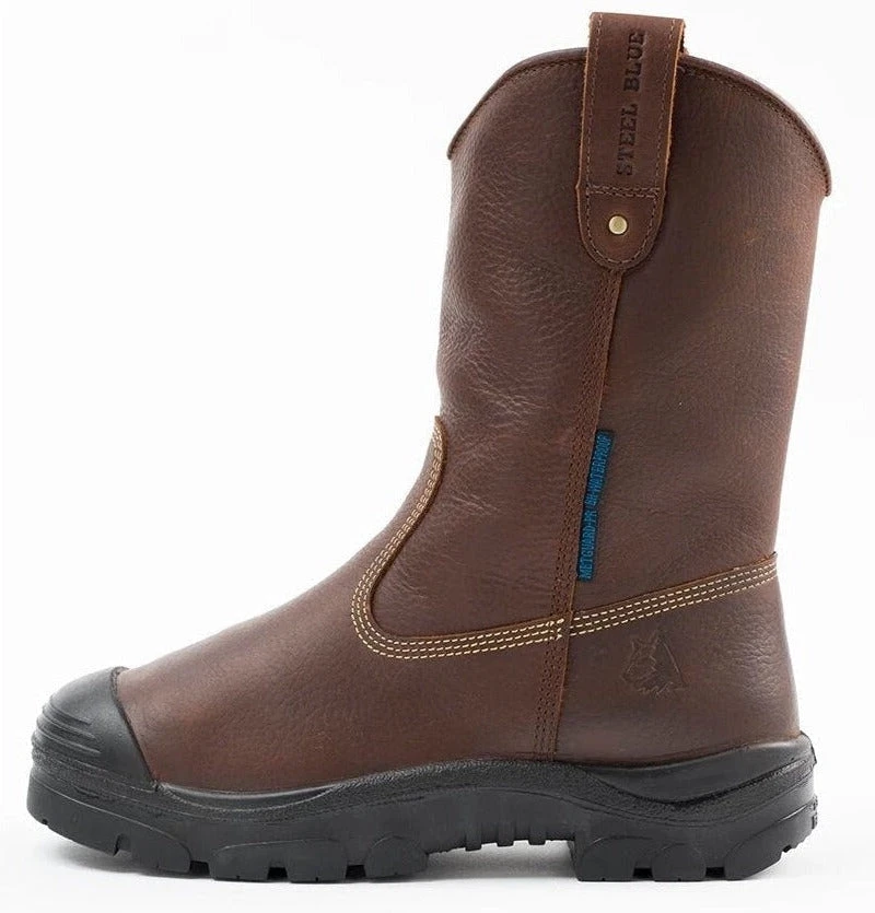 Steel Blue Men's Heeler Metguard Bump 10" WP Steel Toe Work Boot - Oak - 862905 5 Steel Blue Men's Heeler Metguard Bump 10" WP Steel Toe Work Boot - Oak - 862905 - Image 3