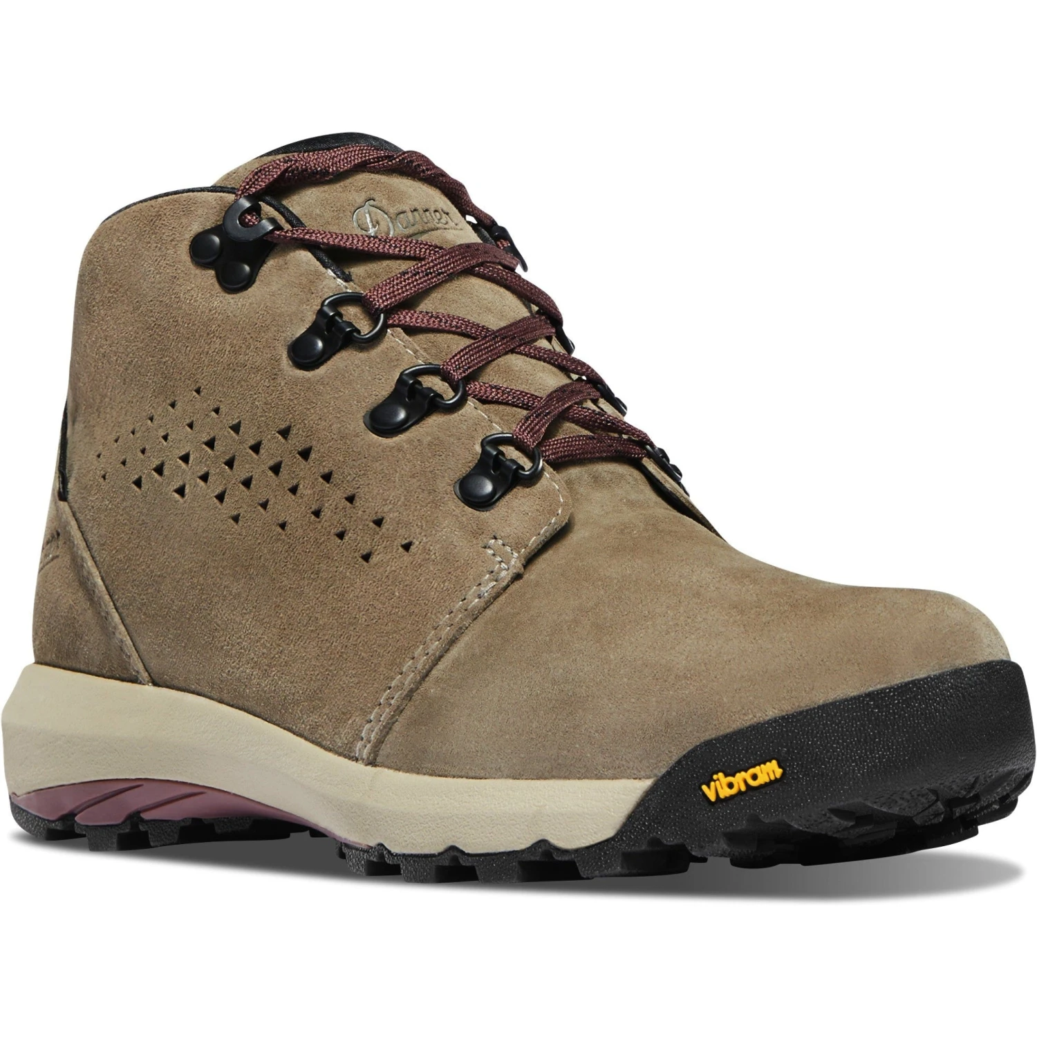 Danner Women's Inquire Chukka 4" WP Hiking Boot - Gray/Plum - 64501 3 Danner Women's Inquire Chukka 4" WP Hiking Boot - Gray/Plum - 64501