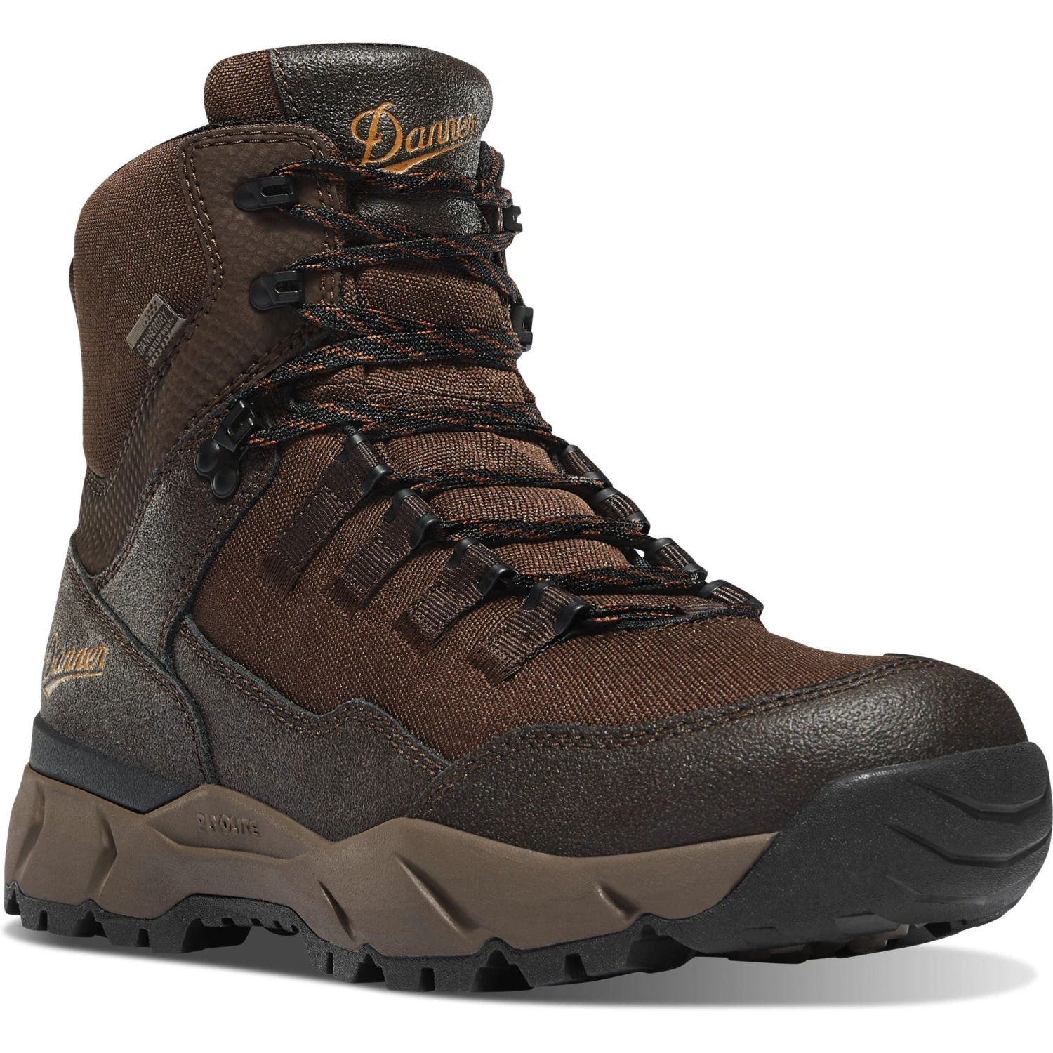 Danner Men's Vital Trail 6" WP Hiking Boot - Coffee Brown - 65300 3 Danner Men's Vital Trail 6" WP Hiking Boot - Coffee Brown - 65300