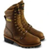 Thorogood Men's Logger 9" ST WP Ins USA Work Boot - Brown - 804-3554 -Rocky Shop 804 3554 1