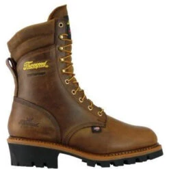 Thorogood Men's Logger 9" ST WP Ins USA Work Boot - Brown - 804-3554 -Rocky Shop 804 3554 2
