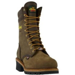 Thorogood Men's Logger 9" ST WP USA Made Work Boot - Brown - 804-3555 -Rocky Shop 804 3555 3