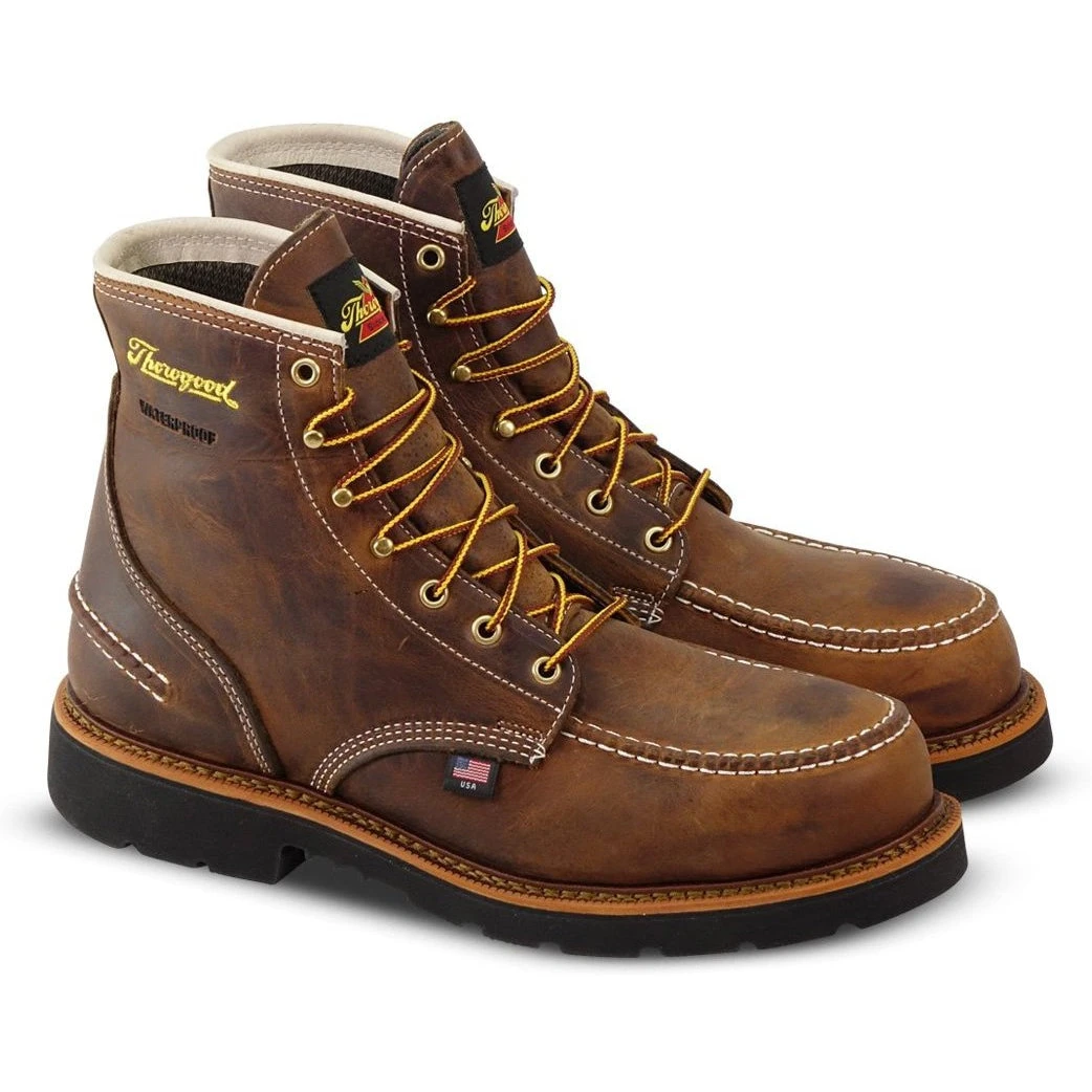Thorogood Men's 1957 Series 6" Stl Toe WP USA Made Work Boot - 804-3696 3 Thorogood Men's 1957 Series 6" Stl Toe WP USA Made Work Boot - 804-3696