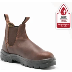 Steel Blue Men's Hobart 6" Steel Toe WP Ankle Work Boot - OAK - 812901 -Rocky Shop 812901 OAK J1P2147 3 2