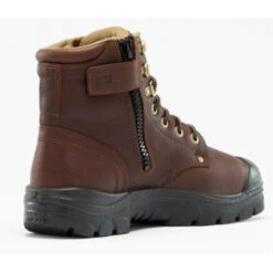 Steel Blue Men's Argyle Met Bump 6" WP MG Steel Toe Side Zip Work Boot - Oak - 862902 -Rocky Shop 862902 OAK I4R2979 1