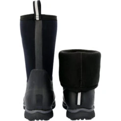 Muck Men's Arctic Excursion Mid 12" WP Rubber Work Boot- Black - AEP-000 -Rocky Shop AEP000 back