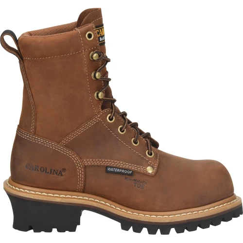 Carolina Women's Elm 8" Comp Toe WP Slip Resist Work Boot -Brown- CA1435 3 Carolina Women's Elm 8" Comp Toe WP Slip Resist Work Boot -Brown- CA1435