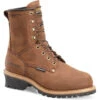 Carolina Men's Elm 8” Stl Toe WP INS Logger Work Boot - Brown - CA5821 -Rocky Shop CA5821