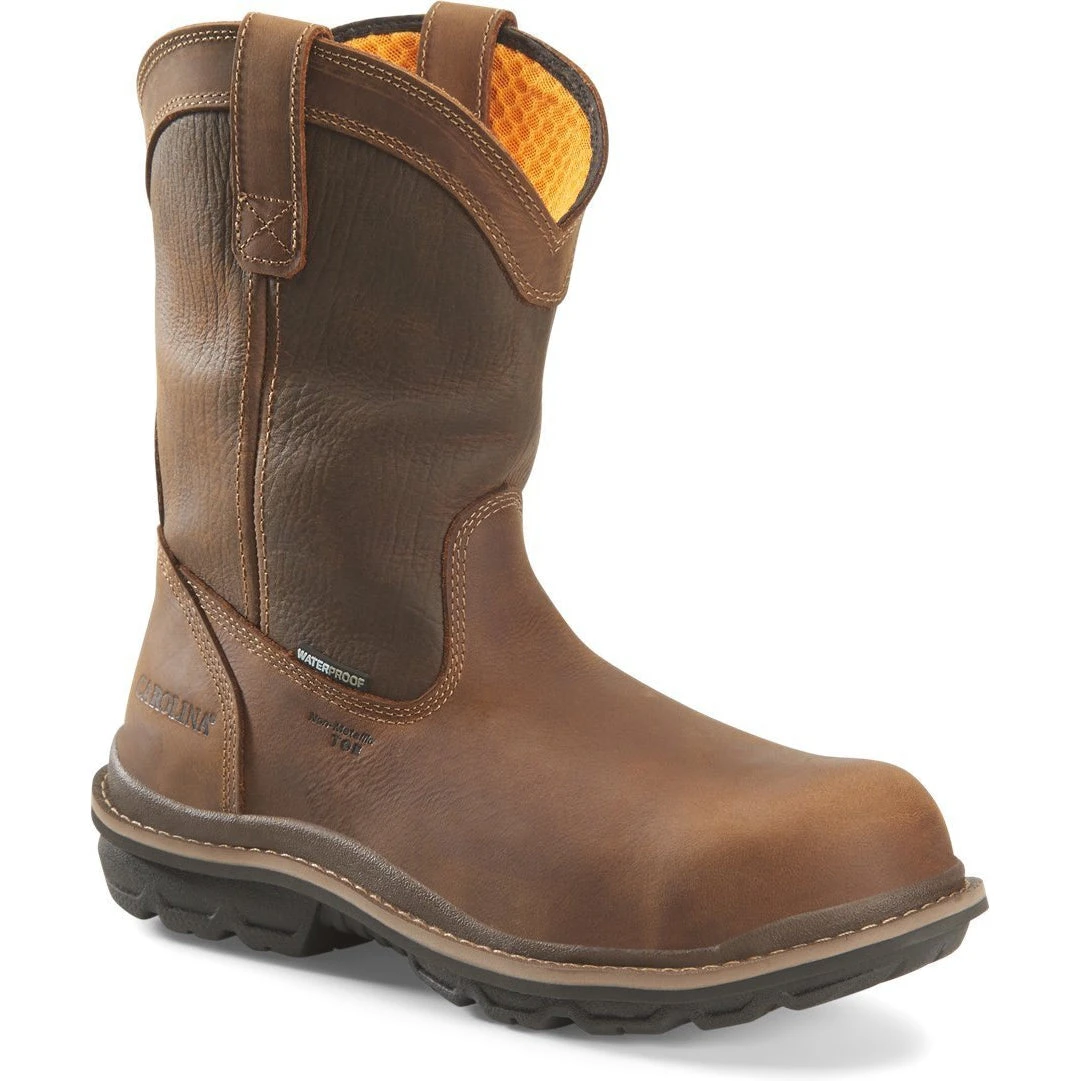 Carolina Men's Mandrel 10" Comp Toe WP Wellington Work Boot- Brown - CA6558 3 Carolina Men's Mandrel 10" Comp Toe WP Wellington Work Boot- Brown - CA6558