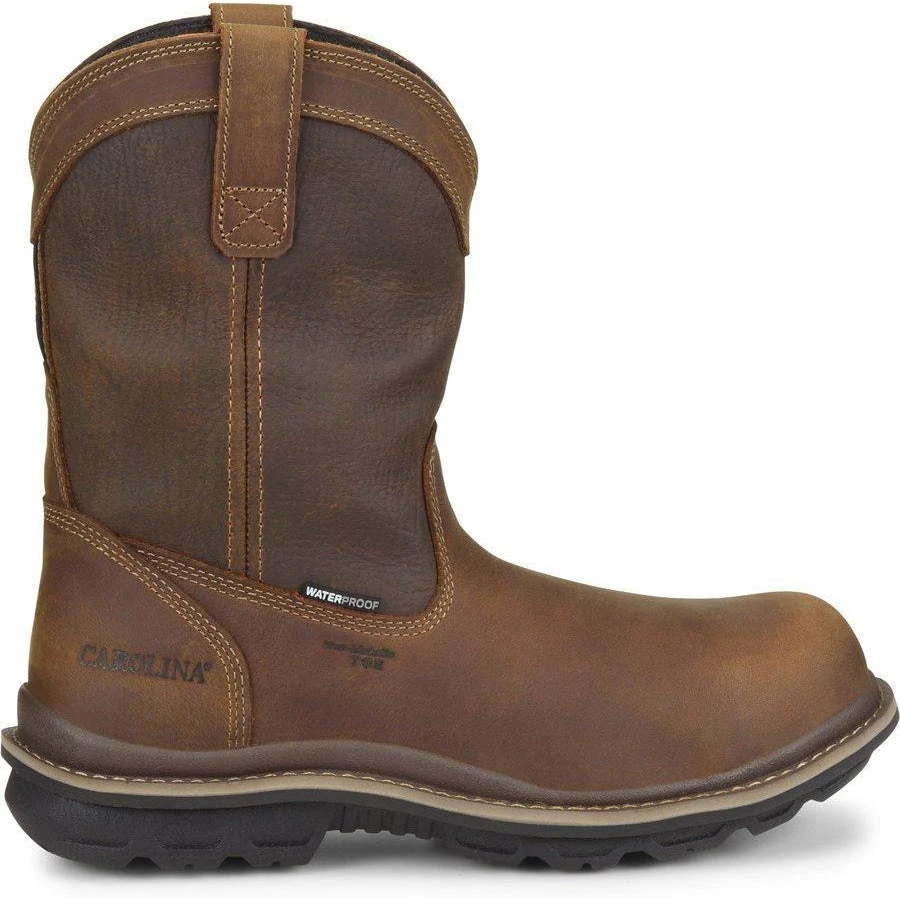 Carolina Men's Mandrel 10" Comp Toe WP Wellington Work Boot- Brown - CA6558 4 Carolina Men's Mandrel 10" Comp Toe WP Wellington Work Boot- Brown - CA6558 - Image 2