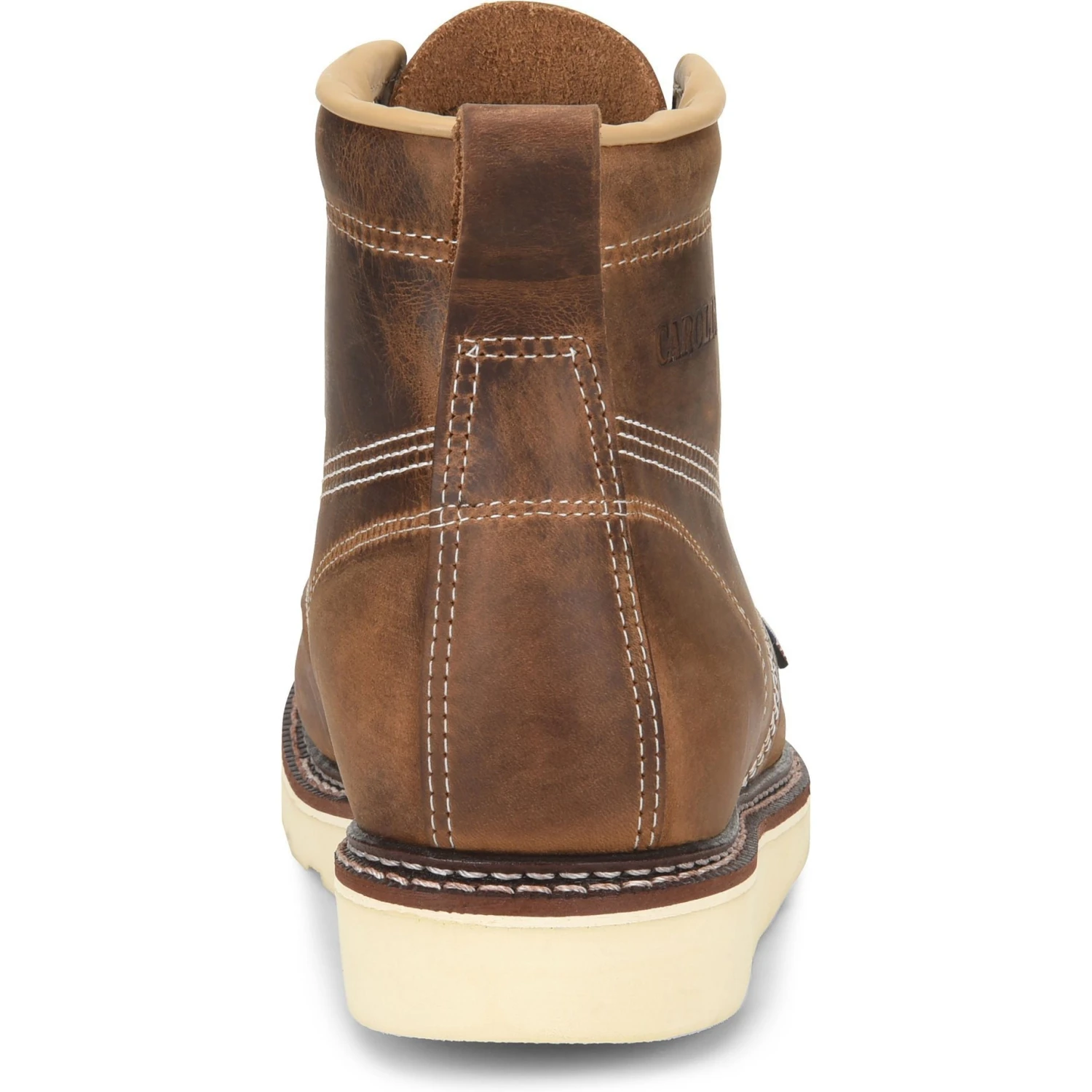 Carolina Men's AMP USA Made 6" Stl Toe Wedge Work Boot Brown - CA7811 4 Carolina Men's AMP USA Made 6" Stl Toe Wedge Work Boot Brown - CA7811 - Image 2