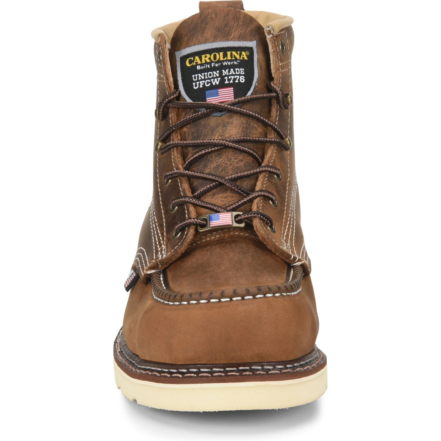 Carolina Men's AMP USA Made 6" Stl Toe Wedge Work Boot Brown - CA7811 7 Carolina Men's AMP USA Made 6" Stl Toe Wedge Work Boot Brown - CA7811 - Image 5