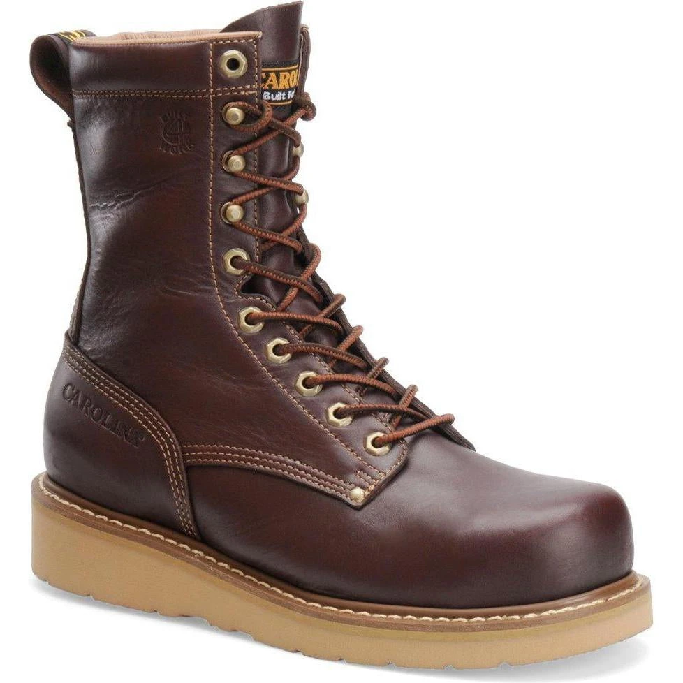 Carolina Men's Amp Hi 8" Broad Toe Wedge Work Boot - Dark Oak - CA8049 3 Carolina Men's Amp Hi 8" Broad Toe Wedge Work Boot - Dark Oak - CA8049