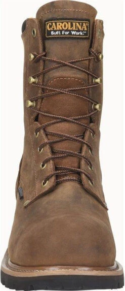 Carolina Men's Poplar 8" Soft Toe Waterproof Work Boot - Brown - CA9052 -Rocky Shop CA9052 Toe