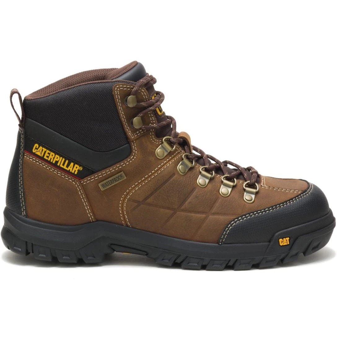 CAT Men's Threshold Waterproof Work Boot - Real Brown - P74128 4 CAT Men's Threshold Waterproof Work Boot - Real Brown - P74128 - Image 2