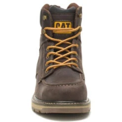 CAT Men's Calibrate Steel Toe Work Boot - Leather Brown - P91418 -Rocky Shop CATM P91418 110421 F22 090