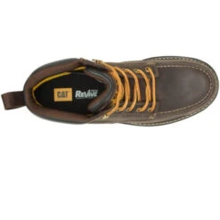 CAT Men's Calibrate Steel Toe Work Boot - Leather Brown - P91418 -Rocky Shop CATM P91418 110421 F22 TOP