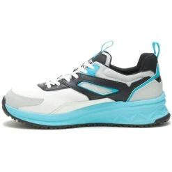 CAT Men's Streamline Runner CCT Slip Resist Work Shoe -White/Blue- P91492 11 CAT Men's Streamline Runner CCT Slip Resist Work Shoe -White/Blue- P91492 -Rocky Shop CATM P91492 032122 S23 180