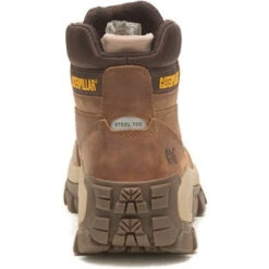 CAT Men's Invader Hi Steel Toe Slip Resist Work Boot -Mushroom- P91596 -Rocky Shop CATM P91596 040622 S23 270