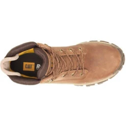CAT Men's Invader Hi Steel Toe Slip Resist Work Boot -Mushroom- P91596 -Rocky Shop CATM P91596 040622 S23 TOP