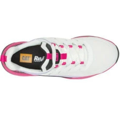 CAT Women's Streamline Runner CCT Original Work Shoe -White/Black- P91498 -Rocky Shop CATW P91498 032122 S23 TOP