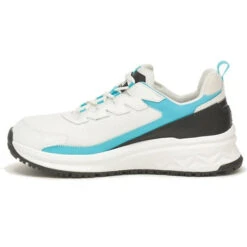 CAT Women's Streamline Runner CCT Original Work Shoe -White/Blue- P91600 -Rocky Shop CATW P91600 032122 S23 180
