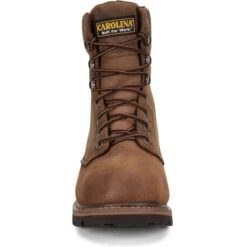 Carolina Men's Installer 8" Steel Toe WP Slip Resist Work Boot -Brown- CA3557 -Rocky Shop CLA 008 ca3557