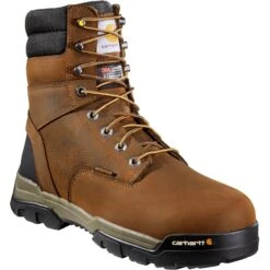 Carhartt Men's Ground Force 8" Soft Toe WP 600G Ins Work Boot- CME8047 -Rocky Shop CME8347 ThreeQuarter 07f3a469 ef8a 42e0 ac44 1aa0320a3b3b