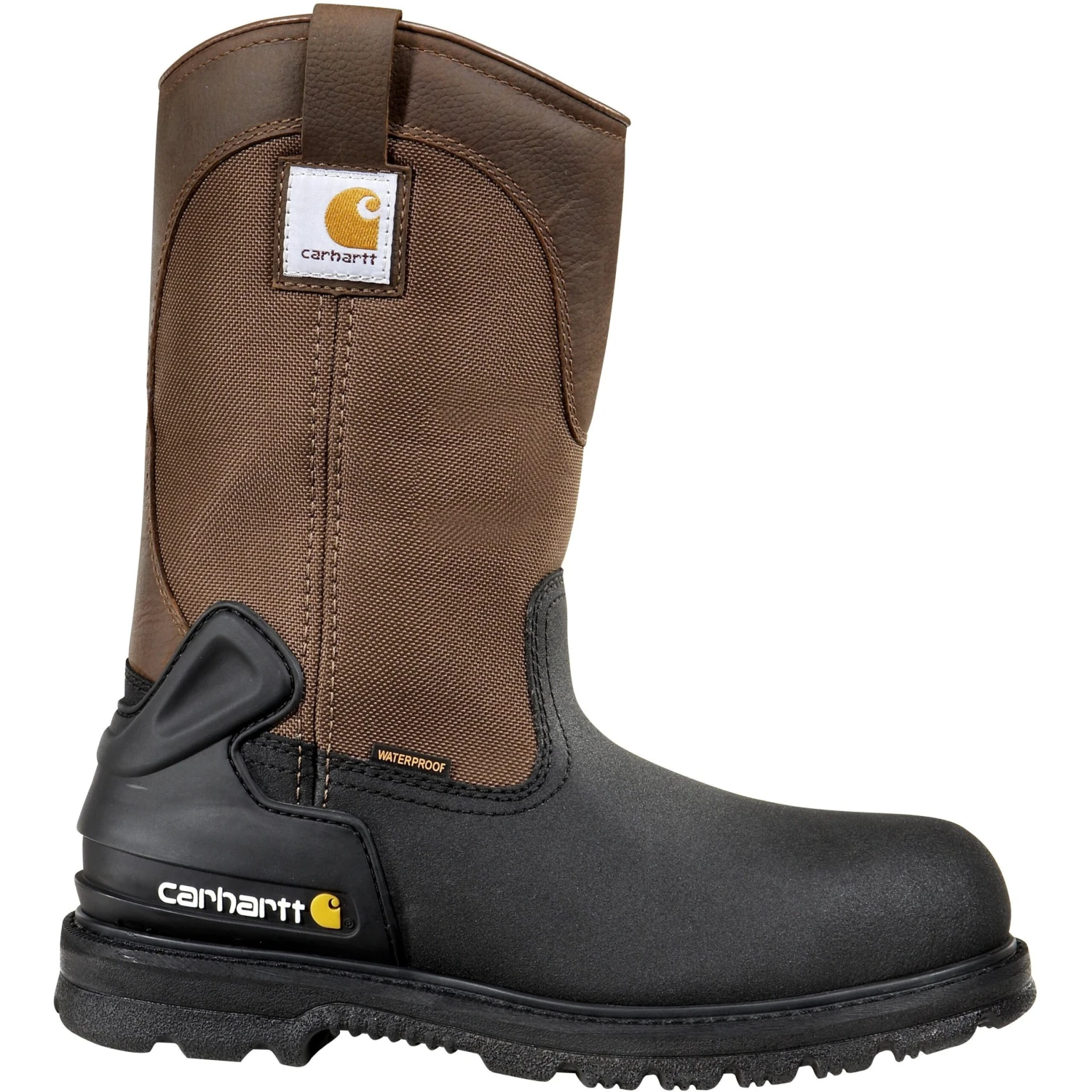 Carhartt Men's 11" Steel Toe Ins WP Wellington Work Boot Brown CMP1259 3 Carhartt Men's 11" Steel Toe Ins WP Wellington Work Boot Brown CMP1259