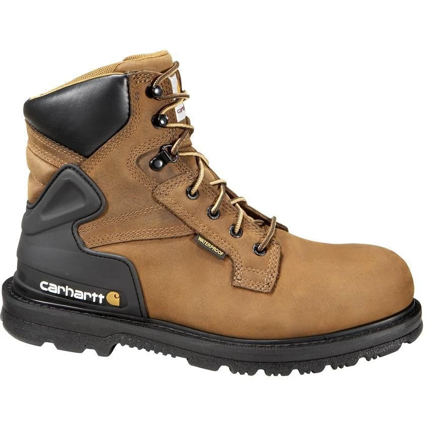 Carhartt Men's 6" Steel Toe Waterproof Work Boot - Brown - CMW6220 4 Carhartt Men's 6" Steel Toe Waterproof Work Boot - Brown - CMW6220 - Image 2