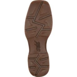 Durango Men's Rebel 11" Steel Toe WP Western Boot- Brown/Tan- DB019 -Rocky Shop DB019 outsole
