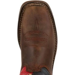Durango Men's Rebel Steel Toe Western Flag Boot - Brown - DB021 -Rocky Shop DB021 birdseye