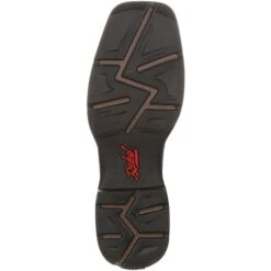 Durango Men's Rebel 12" Square Toe Pull-On Western Boot Chocolate DDB0135 -Rocky Shop DDB0135 outsole