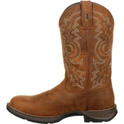 Durango Men's Rebel 12" Round Toe WP Western Boot - Brown - DDB0163 -Rocky Shop DDB0163 instep profile