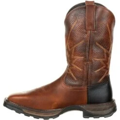 Durango Men's Maverick XP Ventilated 11" Steel Toe Western Work Boot -Rocky Shop DDB0175 instep profile